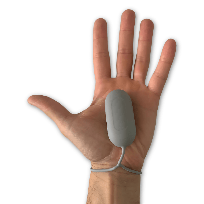 GoCalm device in an open palm